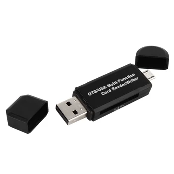 

Micro USB OTG To USB 2.0 Adapter SD Micro SD Card Reader For PC Cellphone Tablet