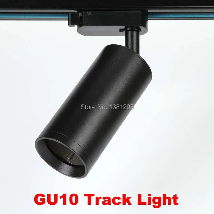 1 قطعة LED أضواء المسارات GU10 السكك الحديدية الأضواء مصباح المصابيح تتبع تركيبات مصابيح كشاف صغيرة الحجم لمبة ل متجر متجر معرض قابل للتعديل 1 ال...