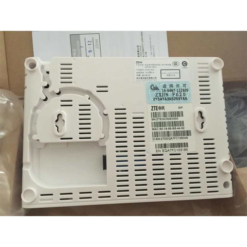 Новая версия 5,0 zte GPON terminal ZXA10 F660 ONU/ONT с 1GE+ 3FE+ 1Voice+ wifi+ 1USB, оптический сетевой терминал английская версия