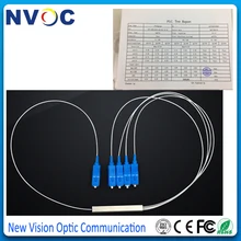 10 шт./лот 0,9 мм стальная трубка 1x4 Mini Blockless 1*4 SC/UPC 4 Way волоконно-оптический разветвитель plc