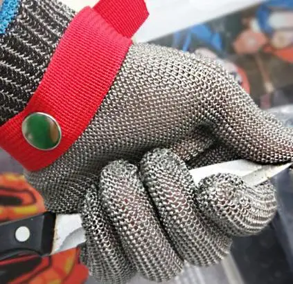

Cut-resistant glove level 5 wire anti- edge anti- stab knife cut-resistant gloves Stainless steel wire