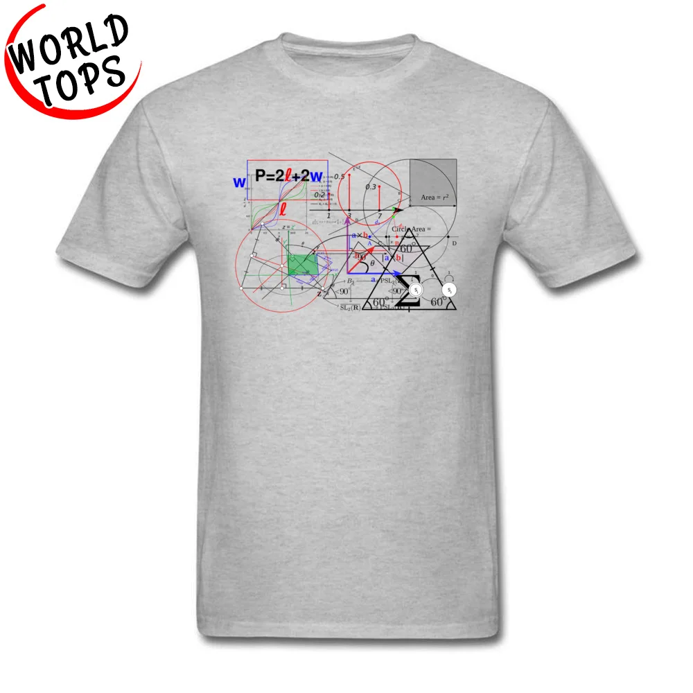 Футболка Big Bang Math Physics Equation Code, хлопок, ткань, мужские топы в простом стиле, футболки для молодых студентов и студентов, белые футболки - Цвет: Gray