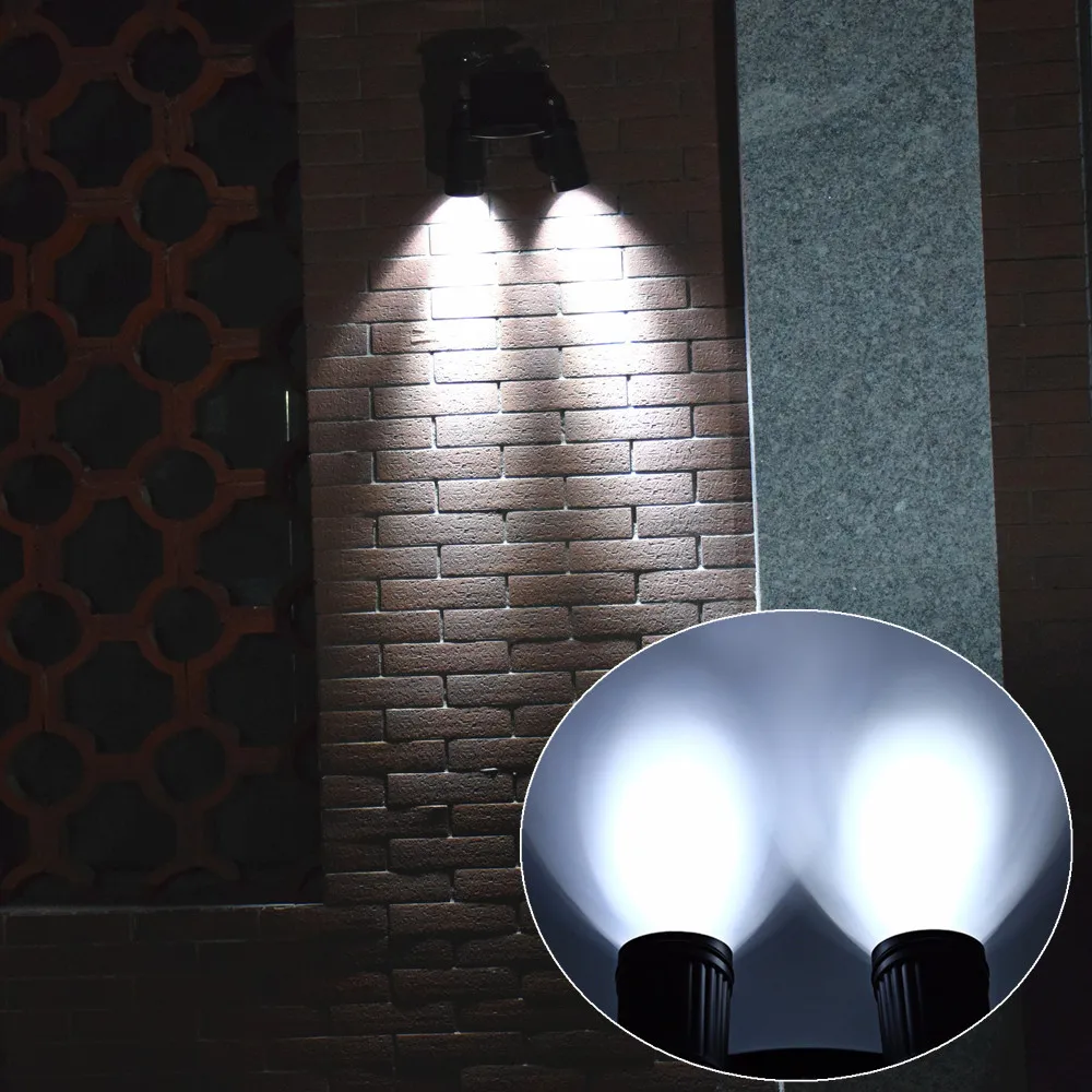 Solar do Jardim Luzes de Parede Solar para Iluminação ao ar Ajuste de 180 Holofotes Movimento Sensor Solar Livre Graus Luz 14 Led Pir 21 light for outdoor