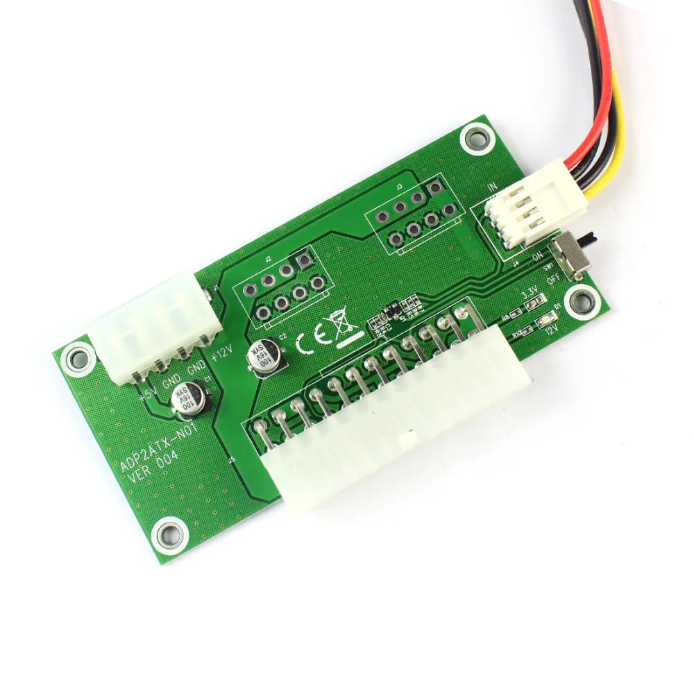 PC سطح المكتب ATX 24Pin المزدوج PSU امدادات الطاقة مزامنة كاتب موسع كابل ل تعدين البيتكوين توسيع ديد مع مفتاح يدوي