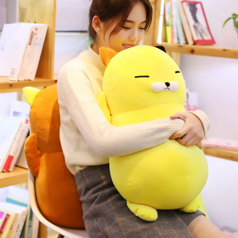 60 см Kawaii мультяшная кошка подушка для сна мягкая плюшевая милая игрушка мягкие