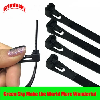 

20pcs/lot black color 5*200/8*150/8*200/8*250/8*300/8*400/8*450mm 8/6/8/10/12/16/18inch reusable zip ties
