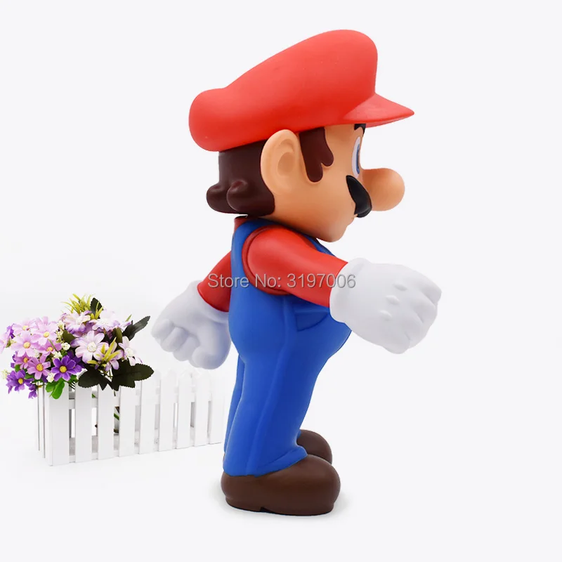 Free Shipping Super Mario Bros Mario PVC Action Figure Collection Toy Doll 9\