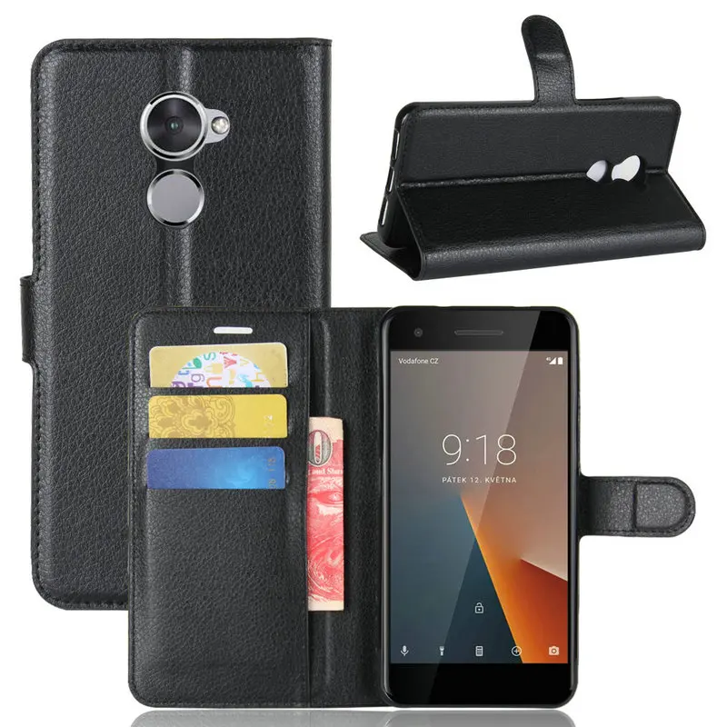 for Vodafone Smart V8 Luxury Wallet Flip Leather Case for Vodafone Smart V8 VFD-710 Phone Back Cover Case with Stand Etui Funda. 