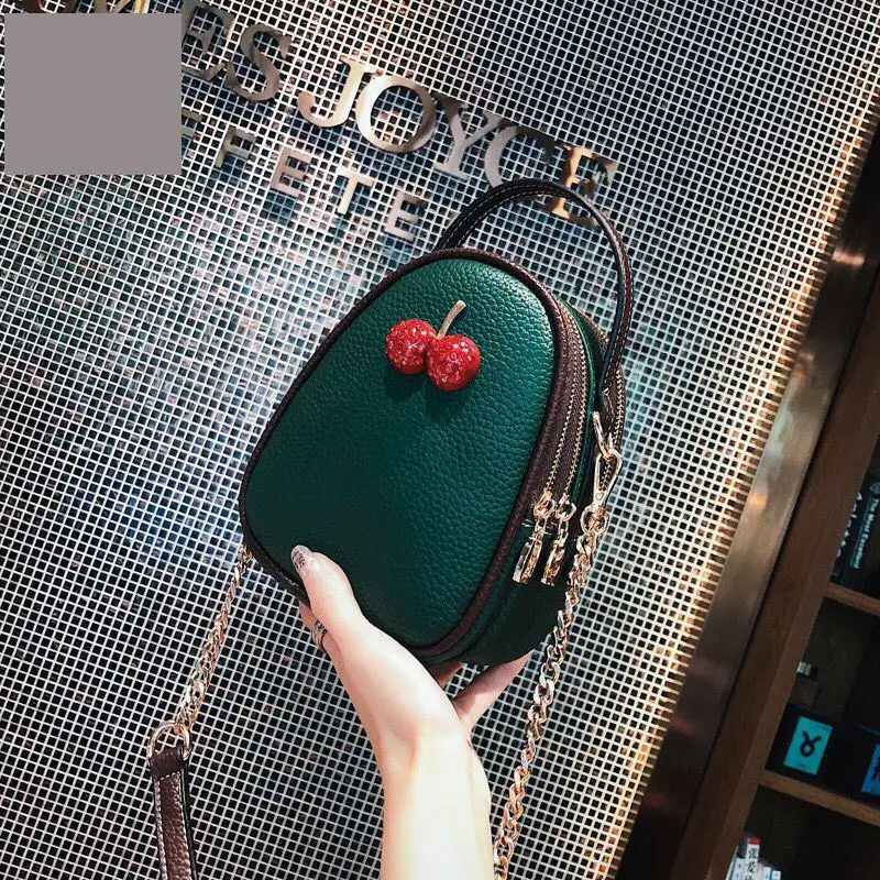 

New Style Fashion Women Handbag Cartoon Print Messenger Bags Square Pu Leather Shoulder Bag Lady Crossbody Mini Bag Female Bags