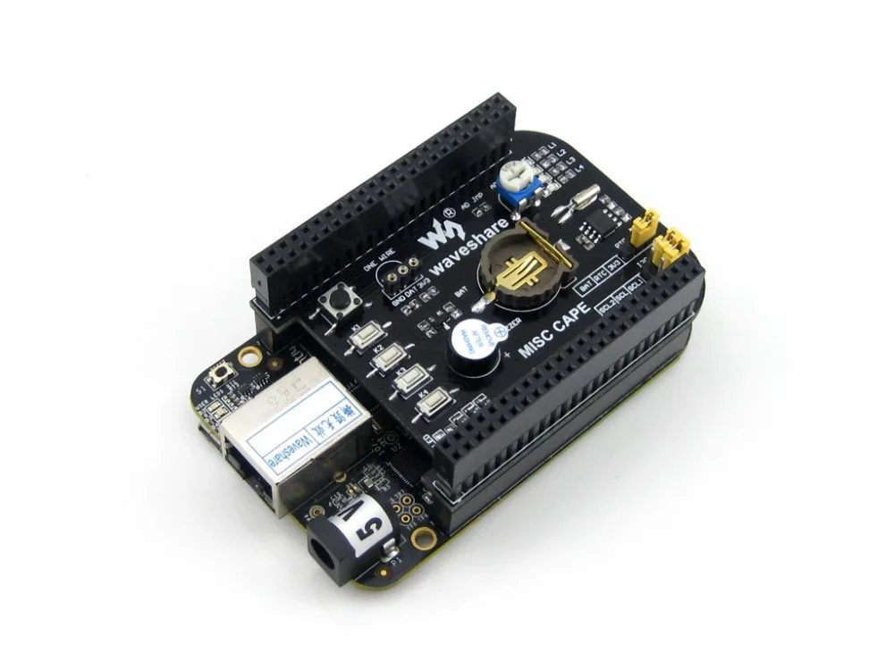 Beaglebone Black Rev C 512 МБ 1 ГГц ARM комплект для разработки плата расширения накидка