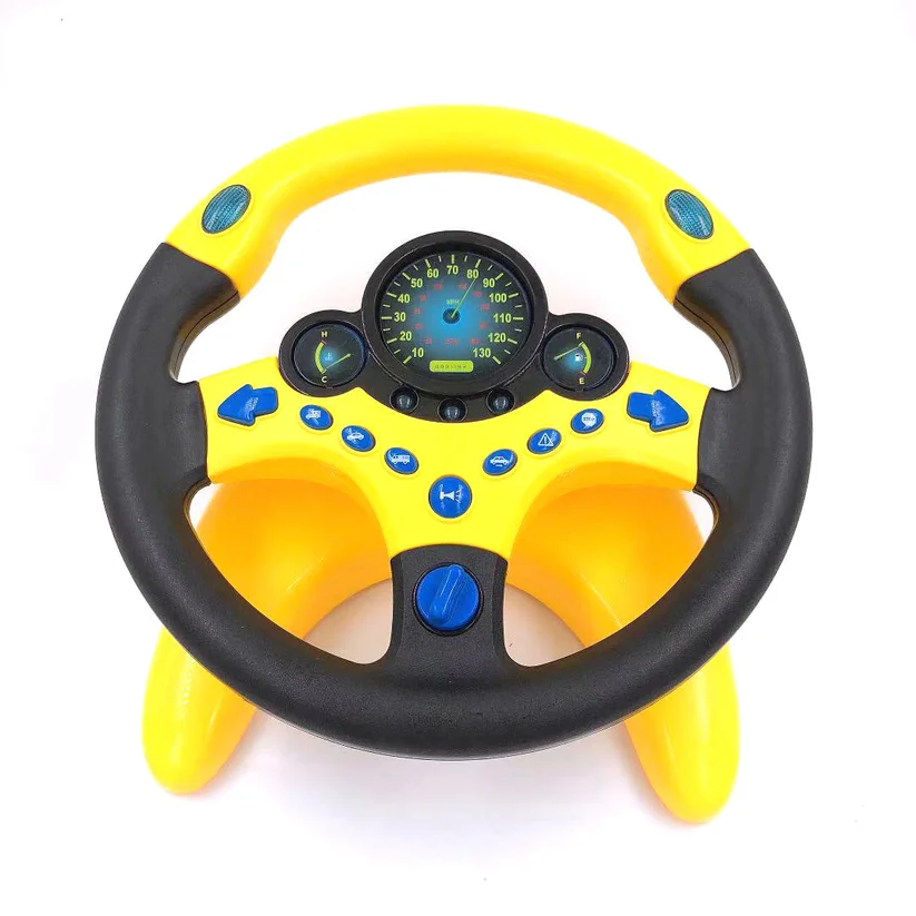 Baby Musical Simulation Steering Wheel - Light-Up Educational Toy for Children's Birthday, Toy Car Accessories for Boys image 4