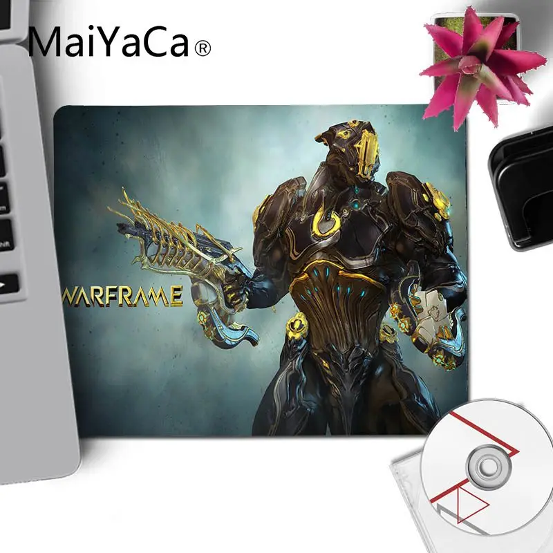 MaiYaCa Забавный Warframe заказной игровой коврик для мыши для ноутбука большой коврик для мыши ПК компьютерный коврик - Цвет: No LockEdge 25x29cm