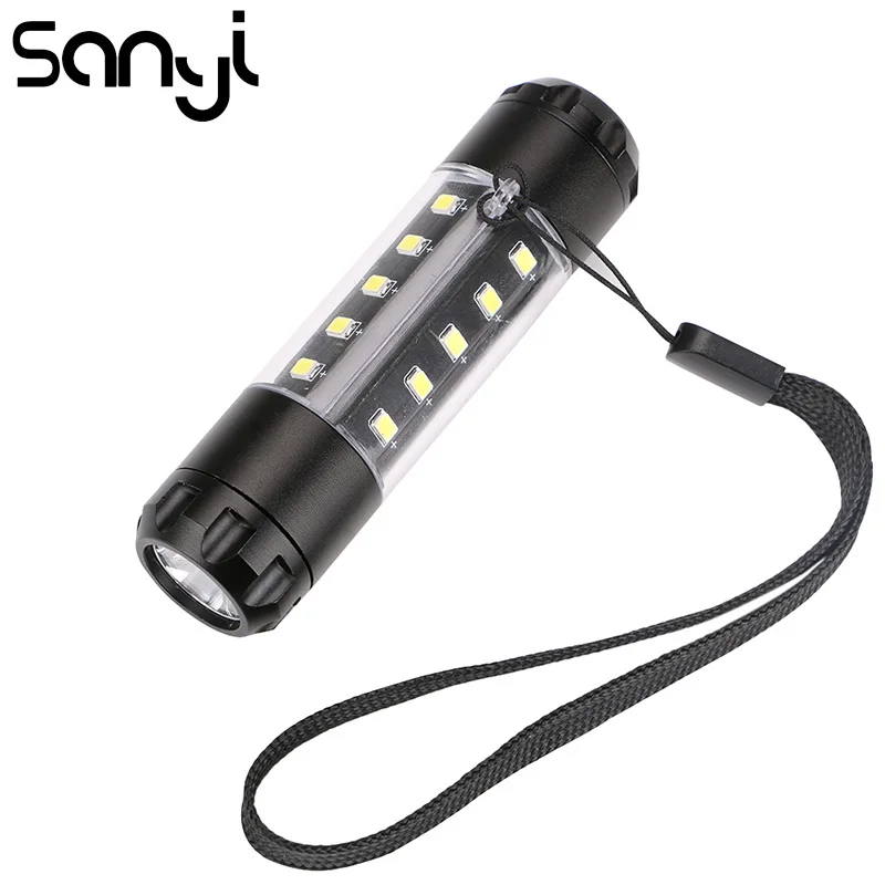 Sanyi XPE + 20 SMD COB светодиодный алюминиевый светильник фонарь водонепроницаемый для