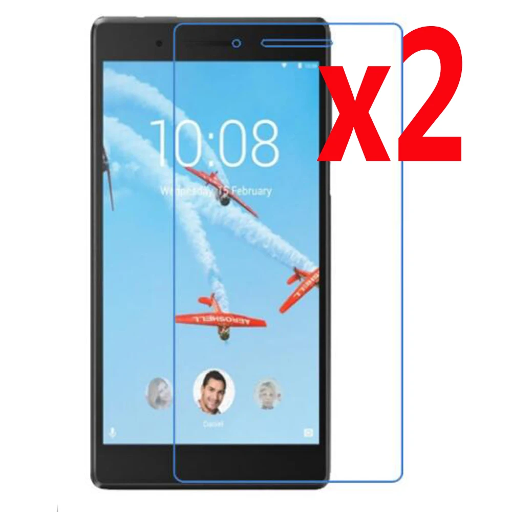 2x Clear Films +2x Clothing Retail Package LCD Screen Protector Protective Film Guards For Lenovo Tab4 7.0 TB-7504F 7504N 7504X |