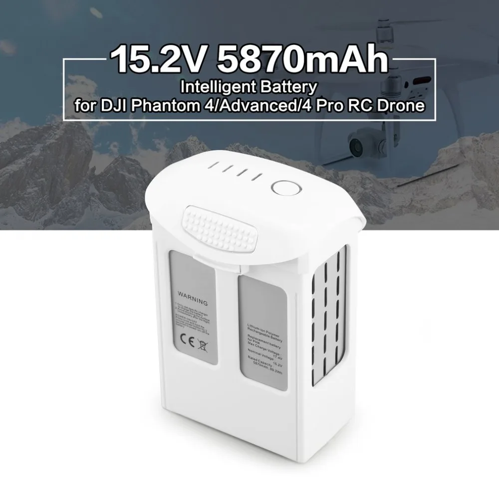 

OCDAY15.2V 5870mAh Intelligent Spare Flight LiPo Battery Replacement Part forDJI Phantom4 /Advanced/4Pro FPV Quadcopter RC Drone