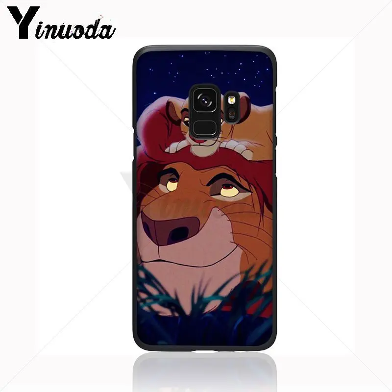 Yinuoda Акуна Матата Король Лев Мягкий силиконовый черный чехол для телефона samsung