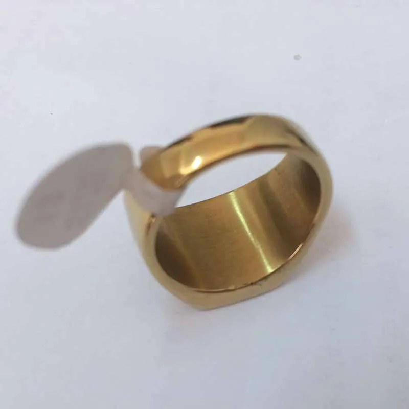 Простое и гладкое простое мужское квадратное кольцо из нержавеющей стали для мужчин, подарочное кольцо, винтажные украшения