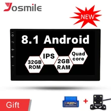 7 «2 Din HD ips Android 8,1 автомобиль без DVD Радио мультимедийный плеер универсальный gps навигации авто стерео аудио OBD2 DAB + Wifi 3g/4G