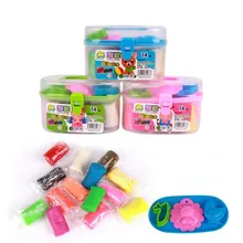 Новая цветная грязь, 14 цветов, умный пластилин, грязь+ плесень, безопасная и безвредная глина для моделирования, рисование слизи, детские игрушки ручной работы, сделай сам