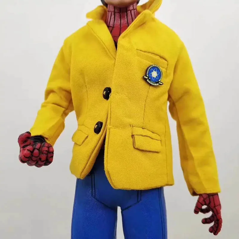 Человек-паук возвращение на родину Питер Паркер настоящая одежда сменная голова Человек-паук 1/8 Масштаб Окрашенные фигуры коллекция фигурок из ПВХ игрушки