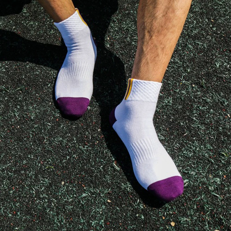Мужские спортивные носки, высококачественные хлопковые носки, дезодорант, общий Спортивный Спорт на открытом воздухе, бег баскетбол, теннис, повседневные носки