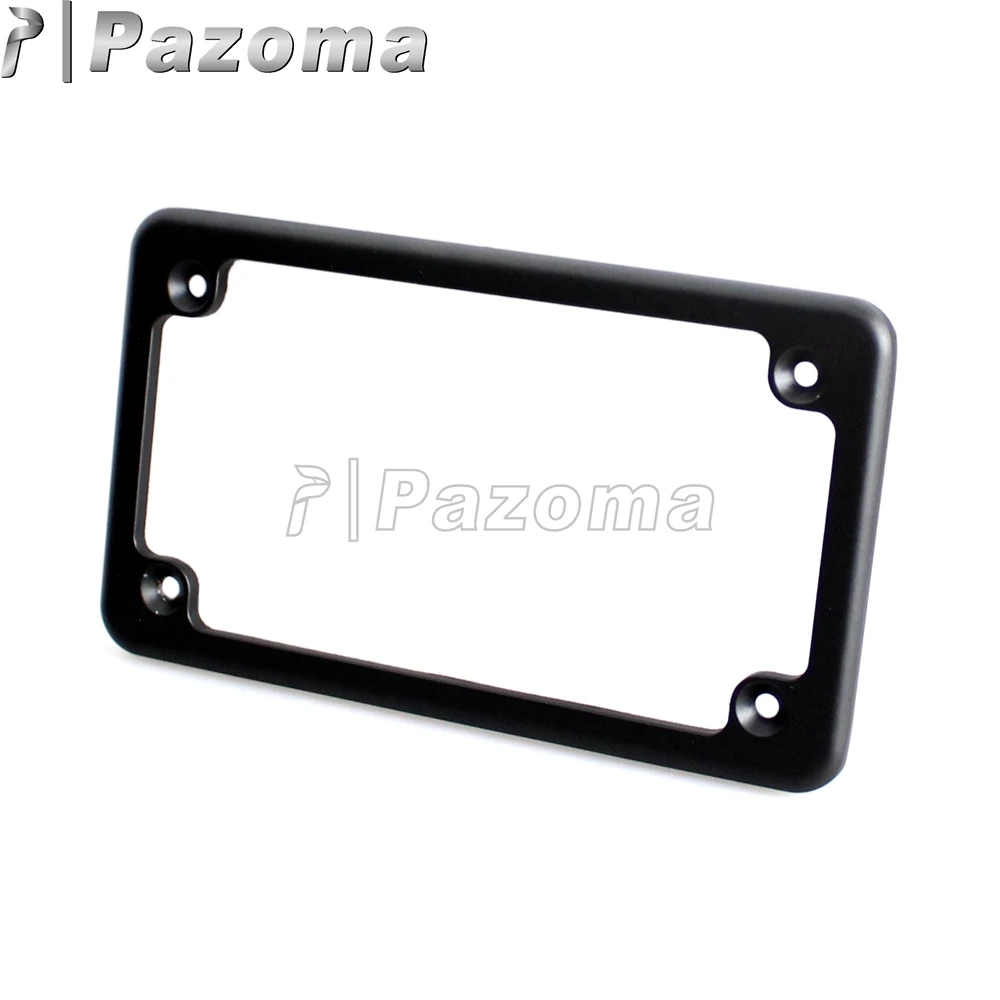 4"x7" Black Billet Aluminum License Plate Frame Number Plate Tag Cover