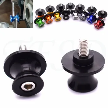 

Motorbike Accessories aluminum 8mm Motorcycle Swingarm Spools Slider Swing Screw Sliders For Kawasaki KLX150C KLX150/ZR800BEF