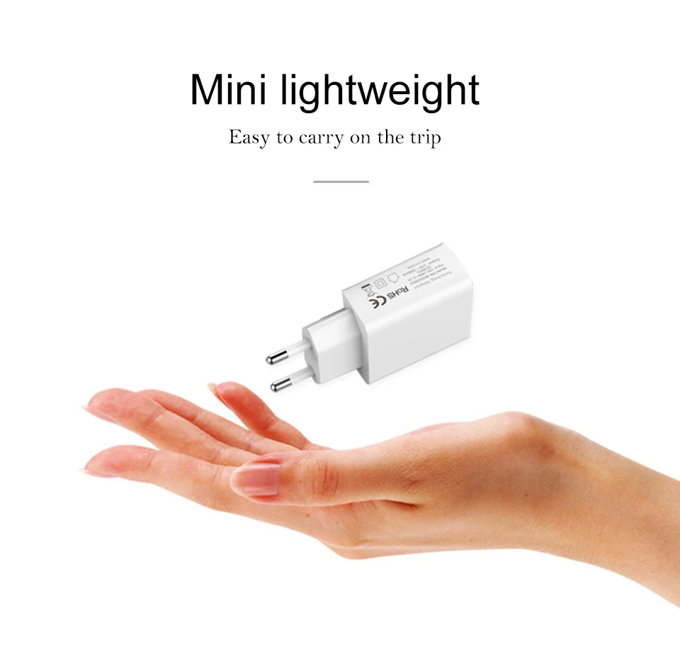 Universal USB Charger 1 Ports 5V2A Travel USB Wall Power Adapter EU Charger Charging For iPhone7 Xiaomi Samsung HTC Micro usb (8)