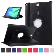 Para P550 SM-T550 SM-T555 SM-P550 Tablet Caso Suporte Flip Tampa do Suporte de Couro Para Samsung Galaxy Tab DE 9.7 polegada T550 T555 + caneta(China)