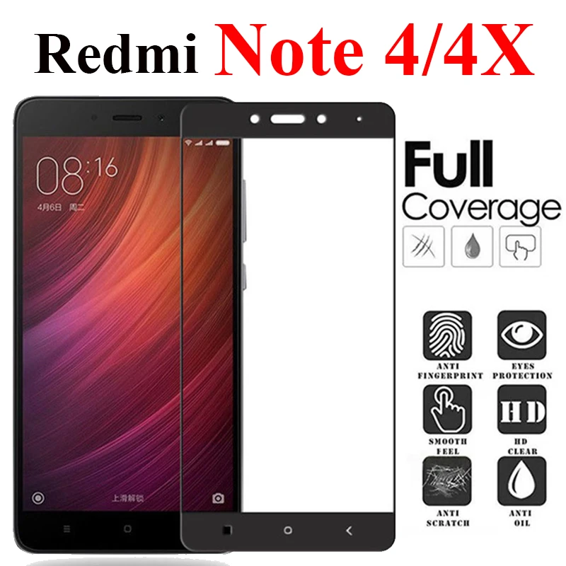 

Protective glass on ksiomi redmi note 4x screen protector for xiaomi red mi 4 x tempered x4 note4x note4 armor not xomi xiomi