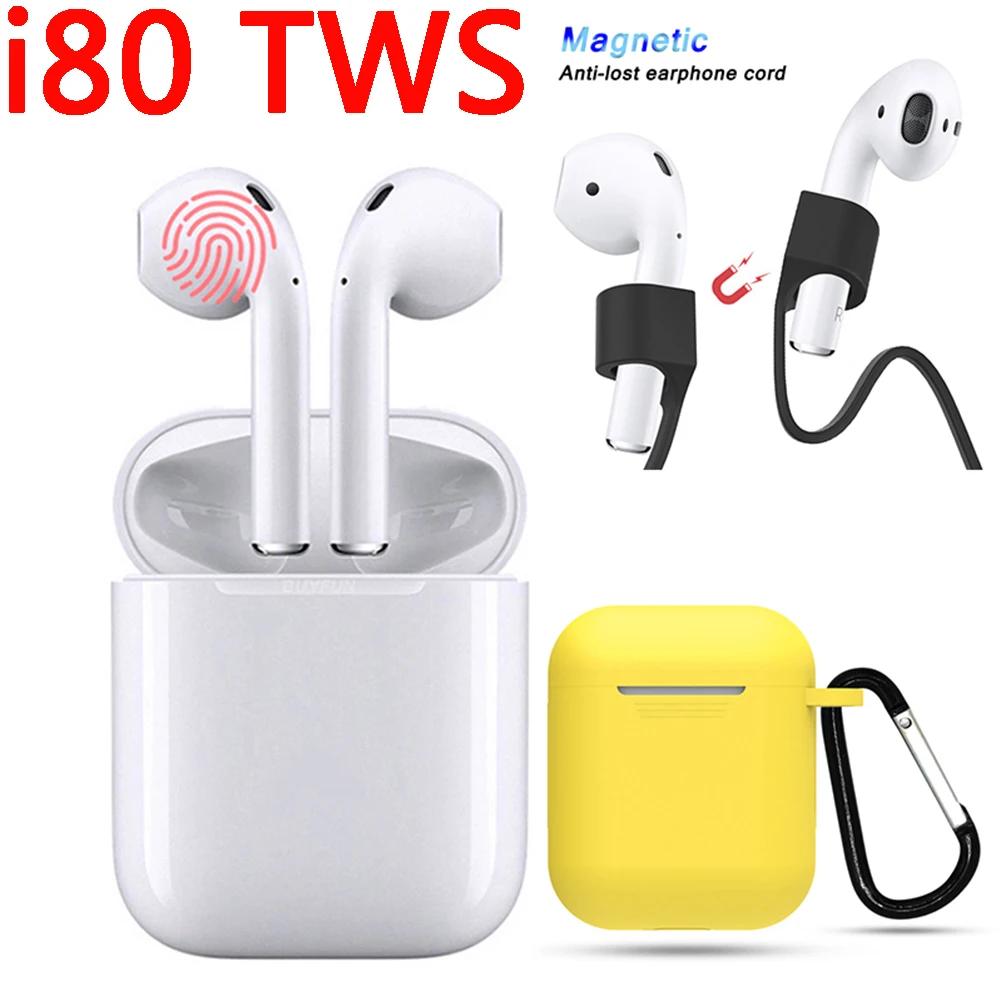

I80 TWS 1:1 Bluetooth 5.0 3D Wireless Touch Control Earbuds Air 2 pods Pop-up Window Mic PK i10tws i30tws i20 i60tws i70 i80 tws