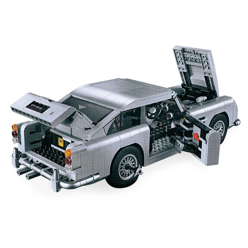 Fit legoingLYS Creator 10262 James Aston 007 Car Bond Martin DB5 Technic Model Building Blocks Bricks 4