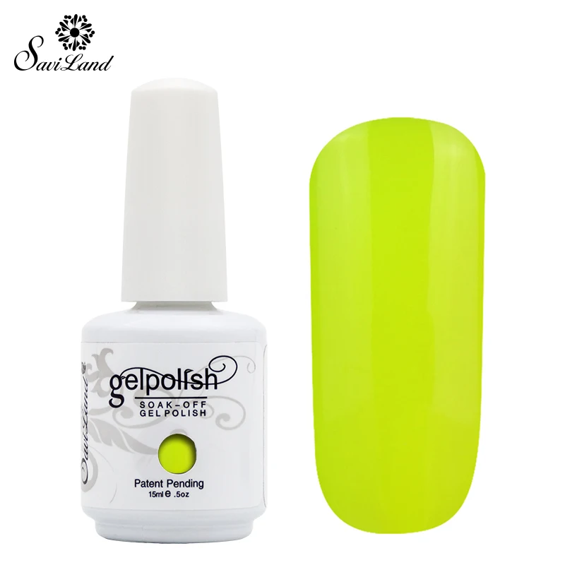 

Saviland 1pcs 15ml Gel Nail Polish Hot Sale 58 Color Glossy Gel Nails Manicure Soak Off UV LED Long Lasting Nail Polish