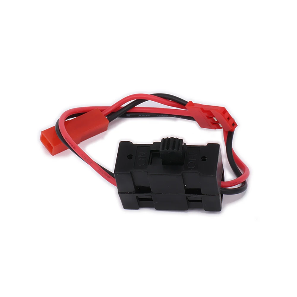 

1 pcs Receiver Battery switch ON and OFF with JST plug for 1/10 1/16 1/18 RC Hobby Model Car/boat HSP HPI Wltoys Himoto