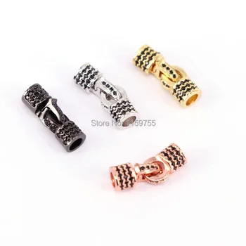 

10Pcs Jewelry Making Supplies Copper Micro Pave CZ Clasps For DIY Necklace Bracelet Fastening Accessories