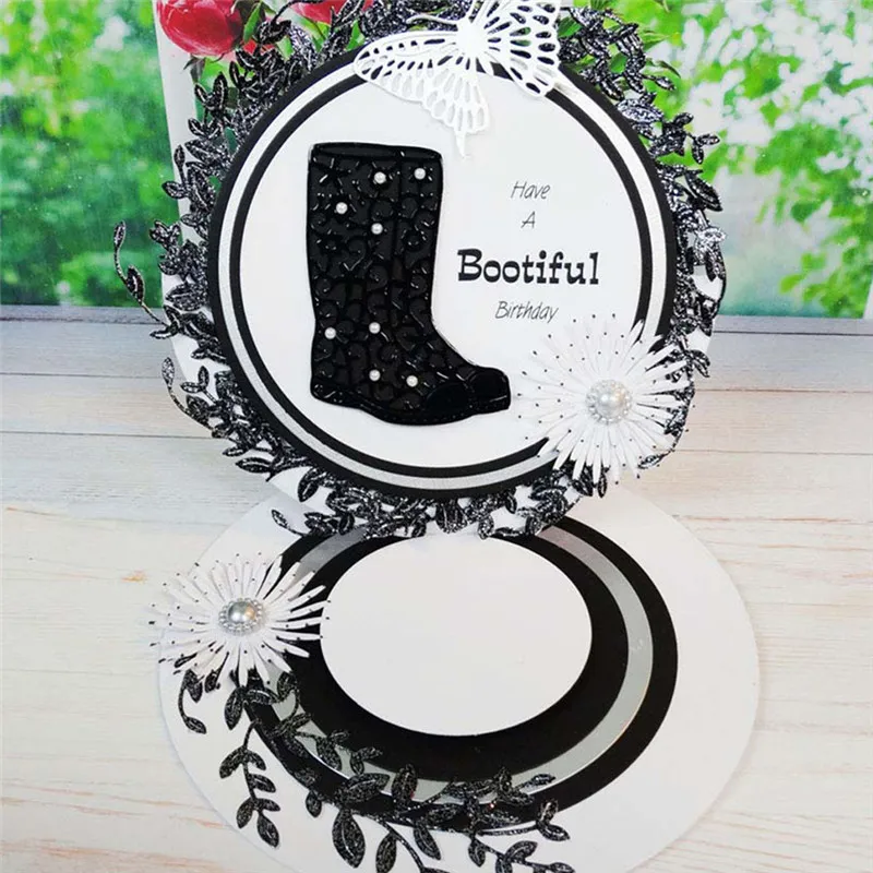

YaMinSanNiO Wellies Metal Cutting Dies New 2019 for Card Making Scrapbooking Dies DIY Album Embossing Paper Photo Craft Die Cut