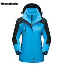 Mountainskin Women s Winter 2 pieces Softshell Fleece Jackets font b Outdoor b font Sports Waterproof