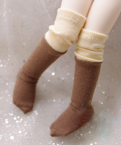 BJD куклы носки двойной цвет шить ворс для 1/4 1/6 MDD MSD YOSD Размер колено