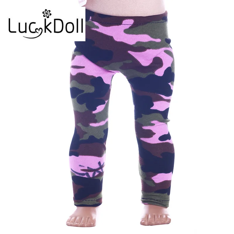 Luckdoll15 стильные модные леггинсы для 18 дюймов Amerian doll & 43 см-аксессуары для кукол игрушки подарок