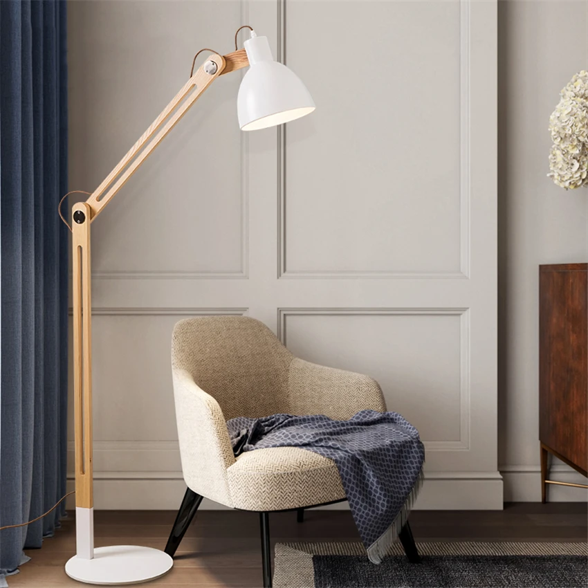 Anese Solid Wood Led Floor Lamps Modern Living Room Led Floor Lamps Modern Living Room