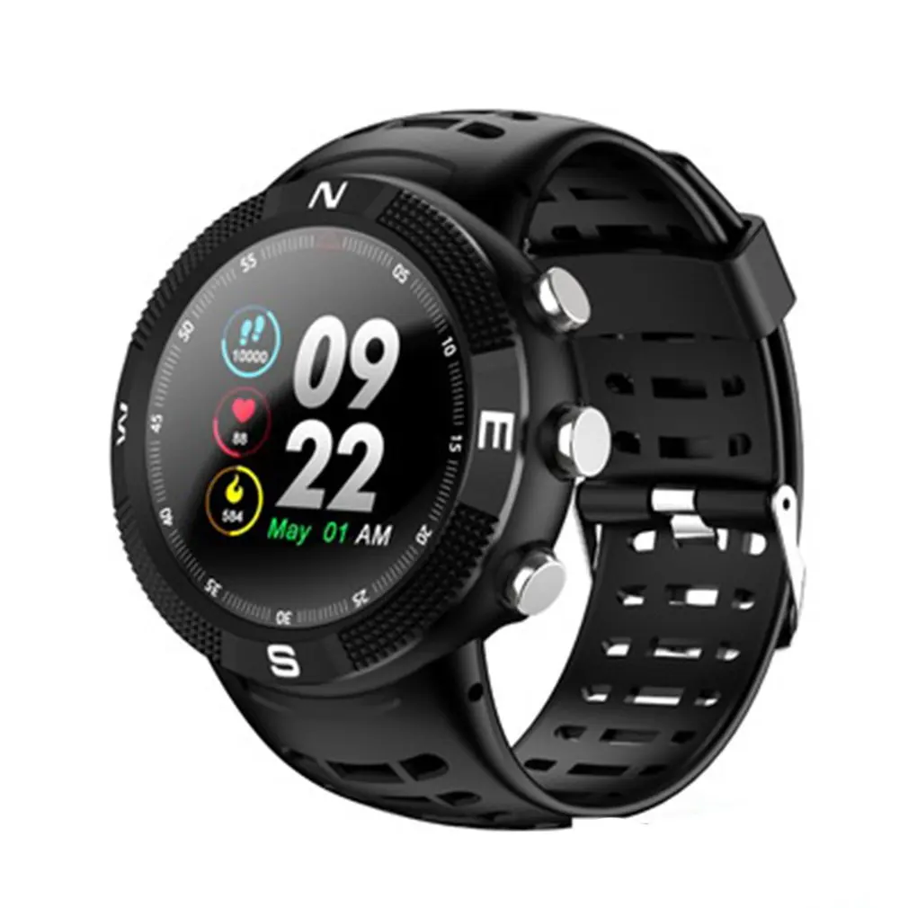 

NO.13D Screen F18 Multi-function sports message reminder heart rate Smart Watch Gps Waterproof Touch Screen Intelligent Watch