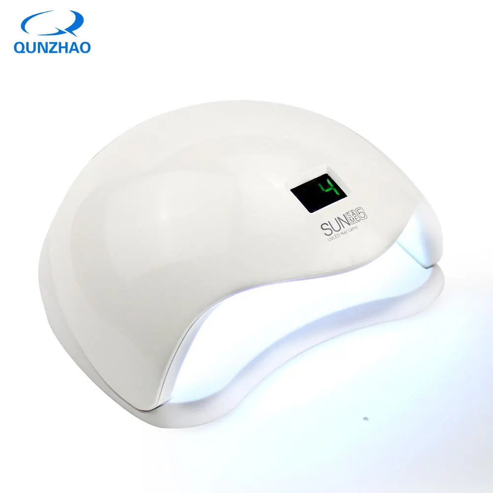 

48W Nail Dryer Double Light Source LED Nail for Lamp Touch Timer Curing Gel Polish Manicure Machine Nail Art Tools