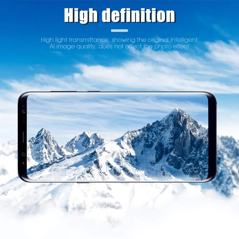 Изогнутое 3d стекло Gourdu для Samsung Galaxy S9 S8 Note 9 Защита экрана S7 edge note 8 Plus защитная