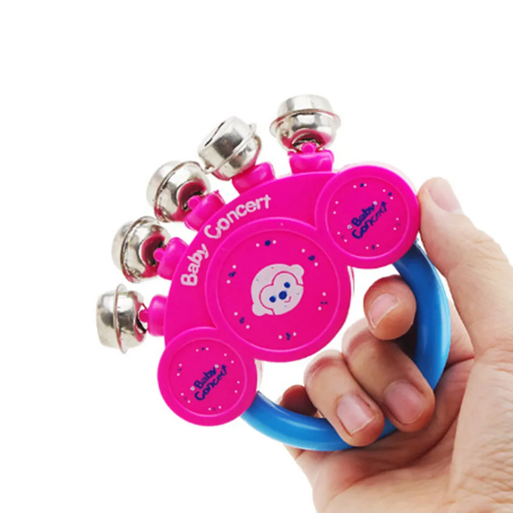 Children Rattle Toy To Pacify With 5 bells Ringing Metal Hand Bells educational toys for children interesting baby music D201215 Children Rattle Toy To Pacify With 5 bells Ringing Metal Hand Bells educational toys for children interesting baby music D201215