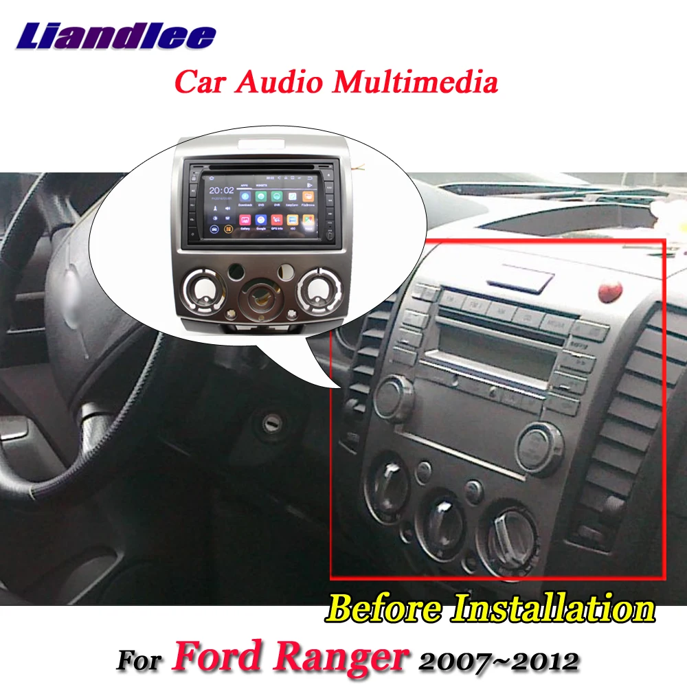 Автомобильный радиоприемник андроид Системы для Ford Ranger 2007 2008 2009 2010 2011 2012 Авто NAVI gps навигации HD Экран мультимедийный плеер