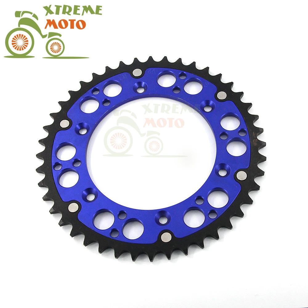 

Blue 51T CNC Rear Chain Sprocket For Yamaha YZ250F 10-13 YZ450F 05-06 Motorcycle Supermoto Motocross Enduro Dirt Bike Off Road