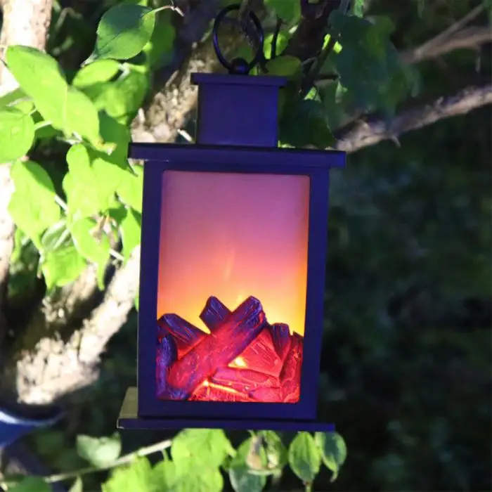 1 шт. светодиодный светильник для камина с эффектом горения, прочный светильник для садовой лужайки, спальни LB88