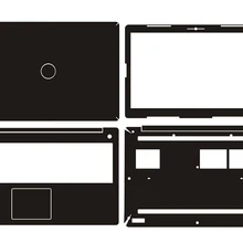 KH ноутбука Наклейка на корпус из углеродного волокна Кожаный чехол протектор для Dell Inspiron G3-3579 G3 3579 15,6"