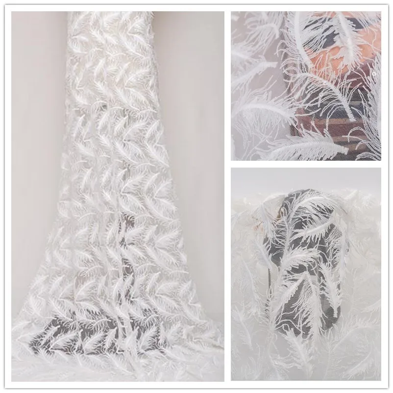 lace with feathers styles