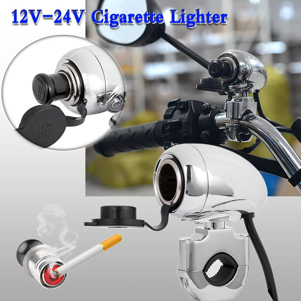 Руль водонепроницаемое зарядное устройство gps прикуриватель Мотоцикл ATV Байк для Harley Dyna Street Fat Bob Road King Kawasaki